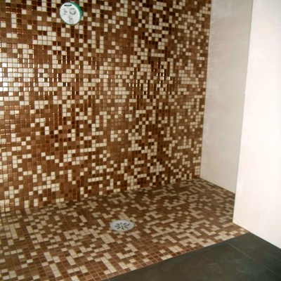 Plato de ducha de obra in situ