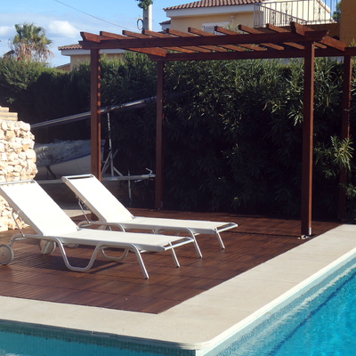 Playa de piscina