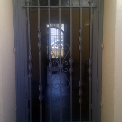 Puerta forja 1 hoja