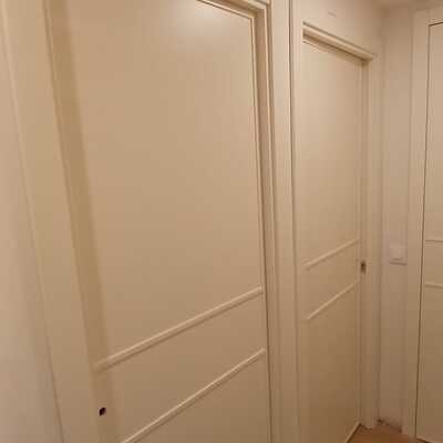 Puertas de paso con dibujo
