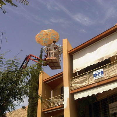 reconstrucción y pintado de urbnización en islantilla