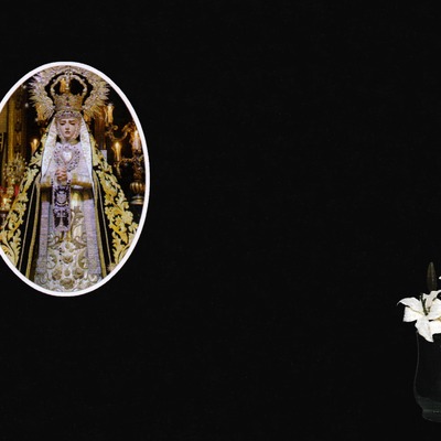 Lápida porcelana incrustada