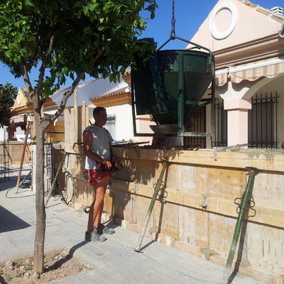 reforma de valla chalet en los alcazares murcia
