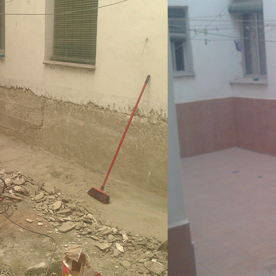 reforma patios comunidad de vecinos