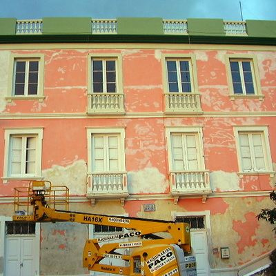 Rehabilitacion de fachada  Villa de Mazo 2010
