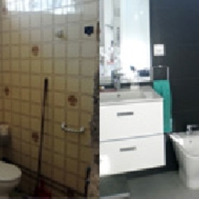 Renovación completa de baño en vivienda