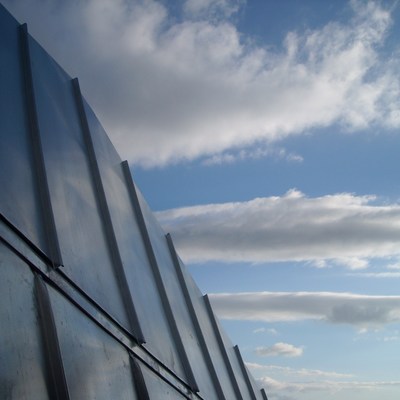 cubierta de zinc