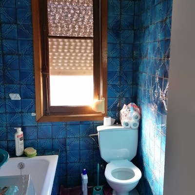 Así era este baño