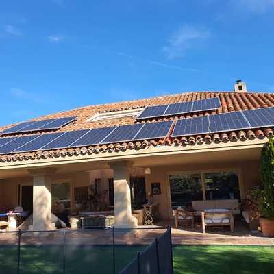 Instalación solar.