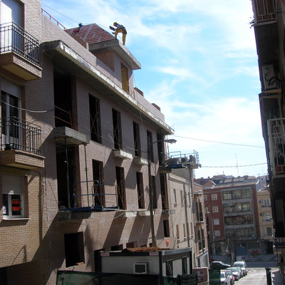 Soldadura de ferralla en tejado