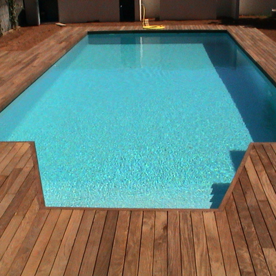 Tarima de Ipe en piscina (Bétera)