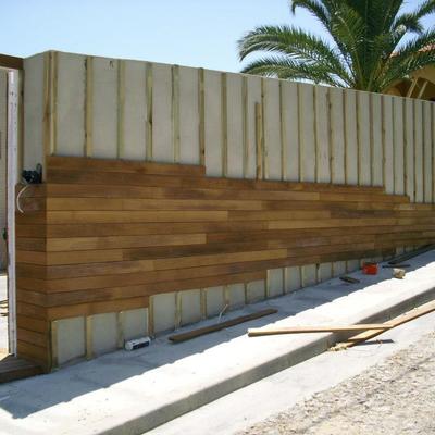 PREPARACION ENTRADA VIVIENDA EN MADERA