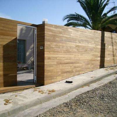 PREPARACION ENTRADA VIVIENDA EN MADERA