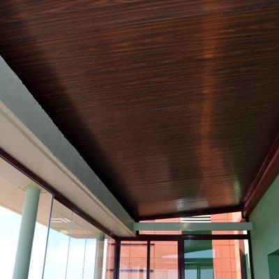 techo panel sanwich color rojo