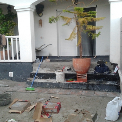 terraza exterior.