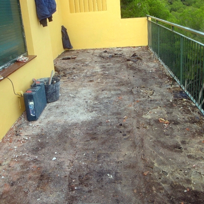 una terraza paso a paso