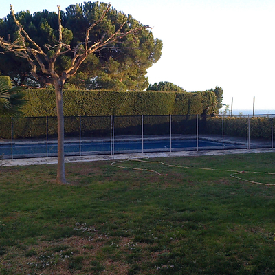 Valla para piscina, desmontable