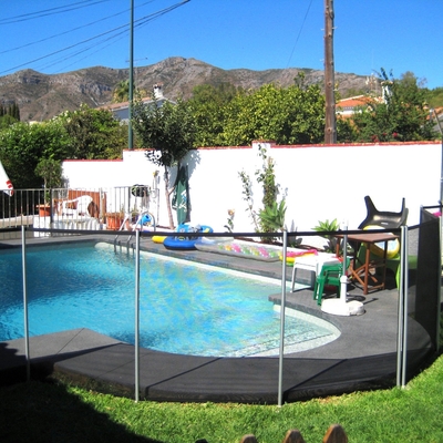 Valla para piscina, desmontable