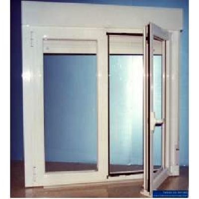 Ventana Abatible 2 hojas Con Persiana
