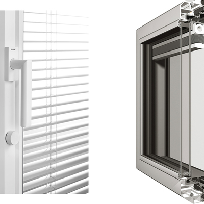 Ventana con persiana incorporada