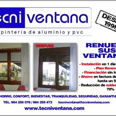 VENTANAS DE ALUMINIO Y PVC