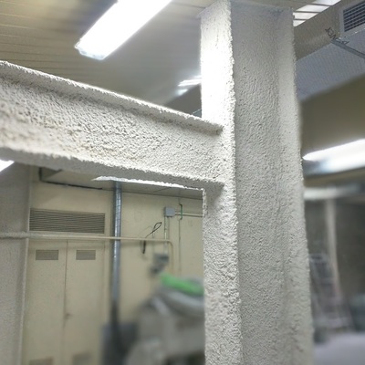 Proteccion estructural con Proyeccion de Vermiculita