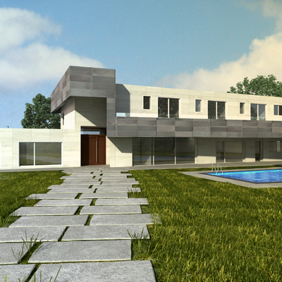 VIVIENDA UNIFAMILIAR Y PISCINA EN VILLAFRANCA DEL CASTILLO (MADRID)