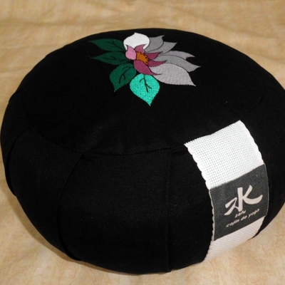 zafu flor de loto bordado