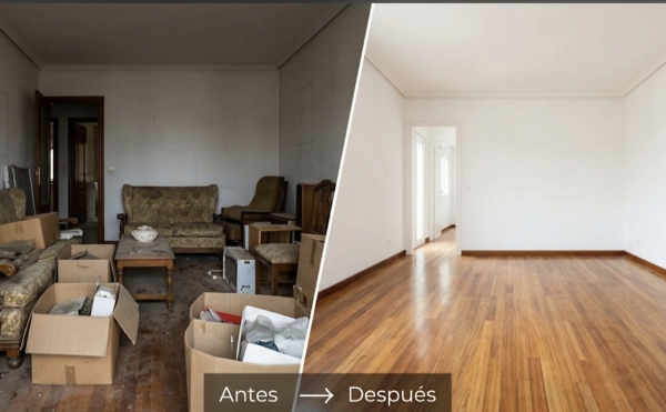 Ejemplo de vaciado+limpieza+pintura