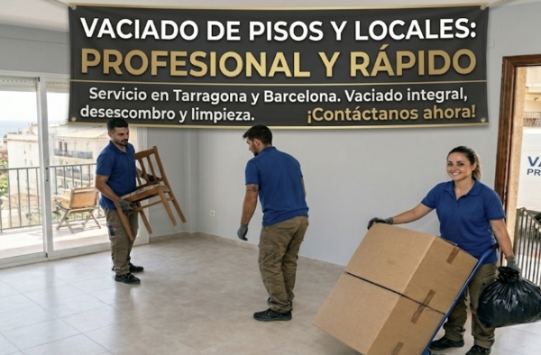 Vaciados o mudanzas de pisos y locales