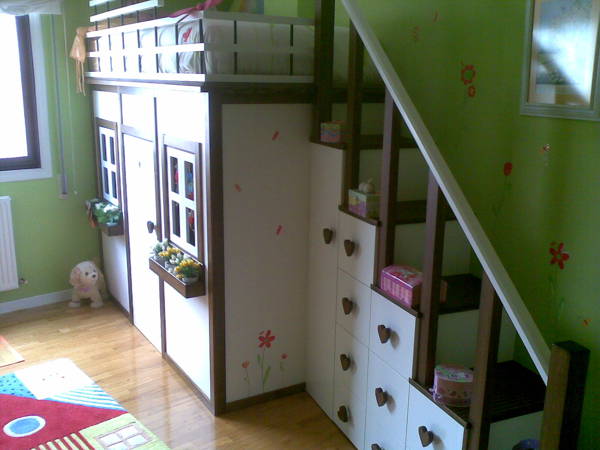 Cama-casita infantil