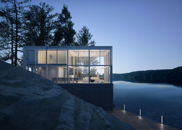 Imagen fotorrealista - Glasshouse
