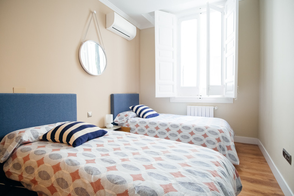 Habitación con dos camas