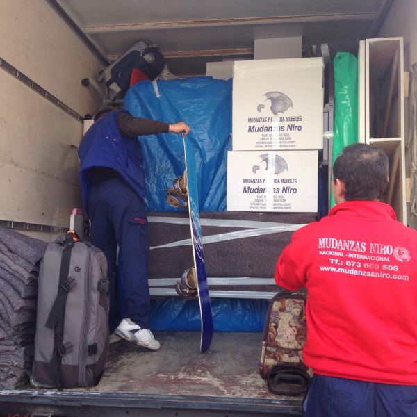 colocacion en el camion