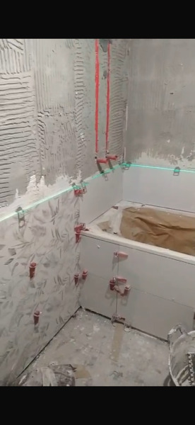 Reforma de baño en proceso