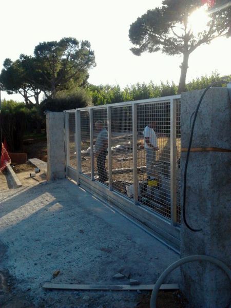 Instalación puerta corredera