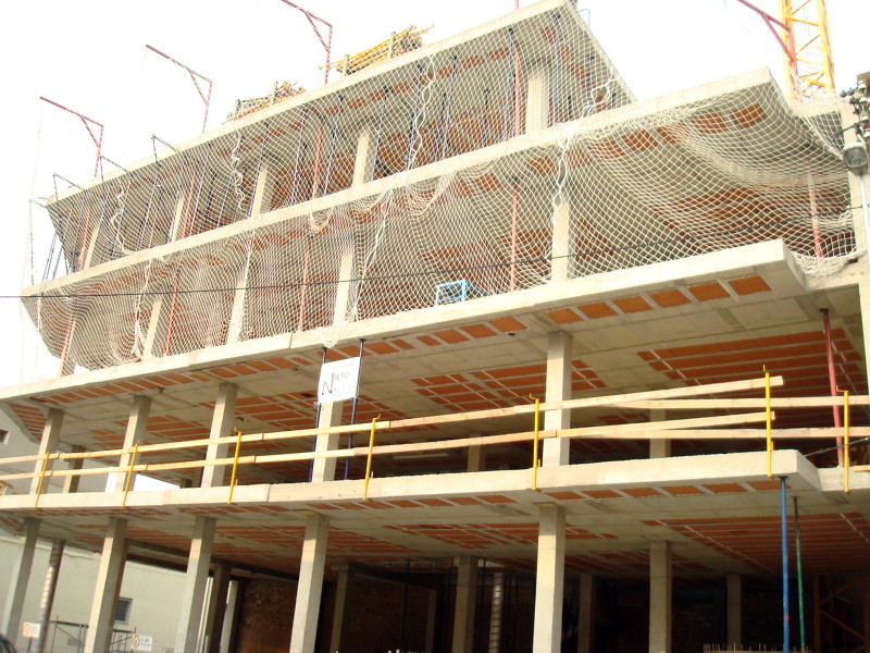 obra bloque de pisos