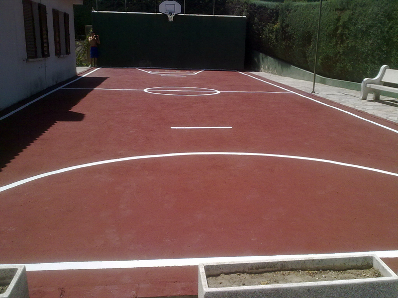Ormigon impreso; pista deportiva 