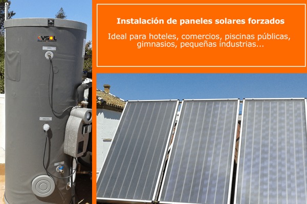 Instalación paneles solares forazados