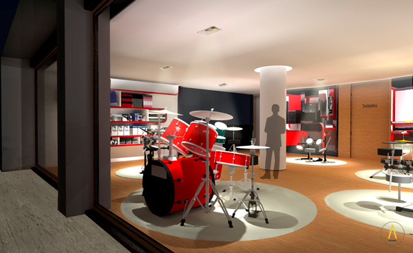 Proyecto de espacio comercial