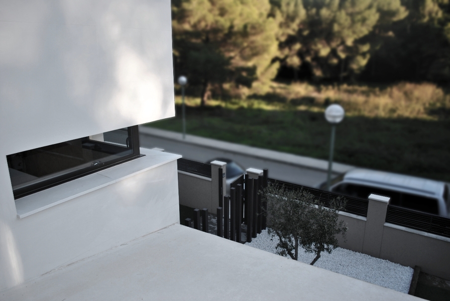 Vivienda unifamiliar. Ventana esquinera