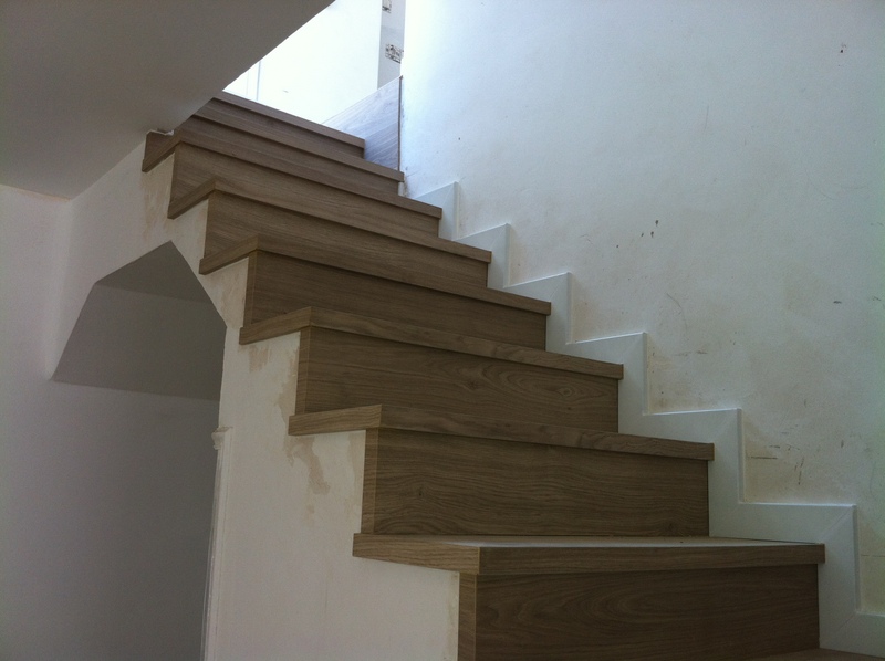 forrado de escalones