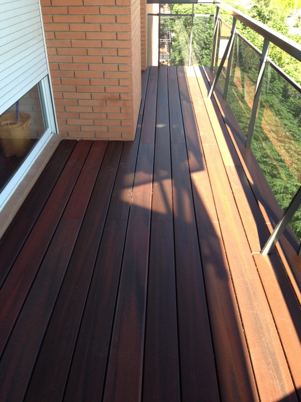 terraza con fiberon