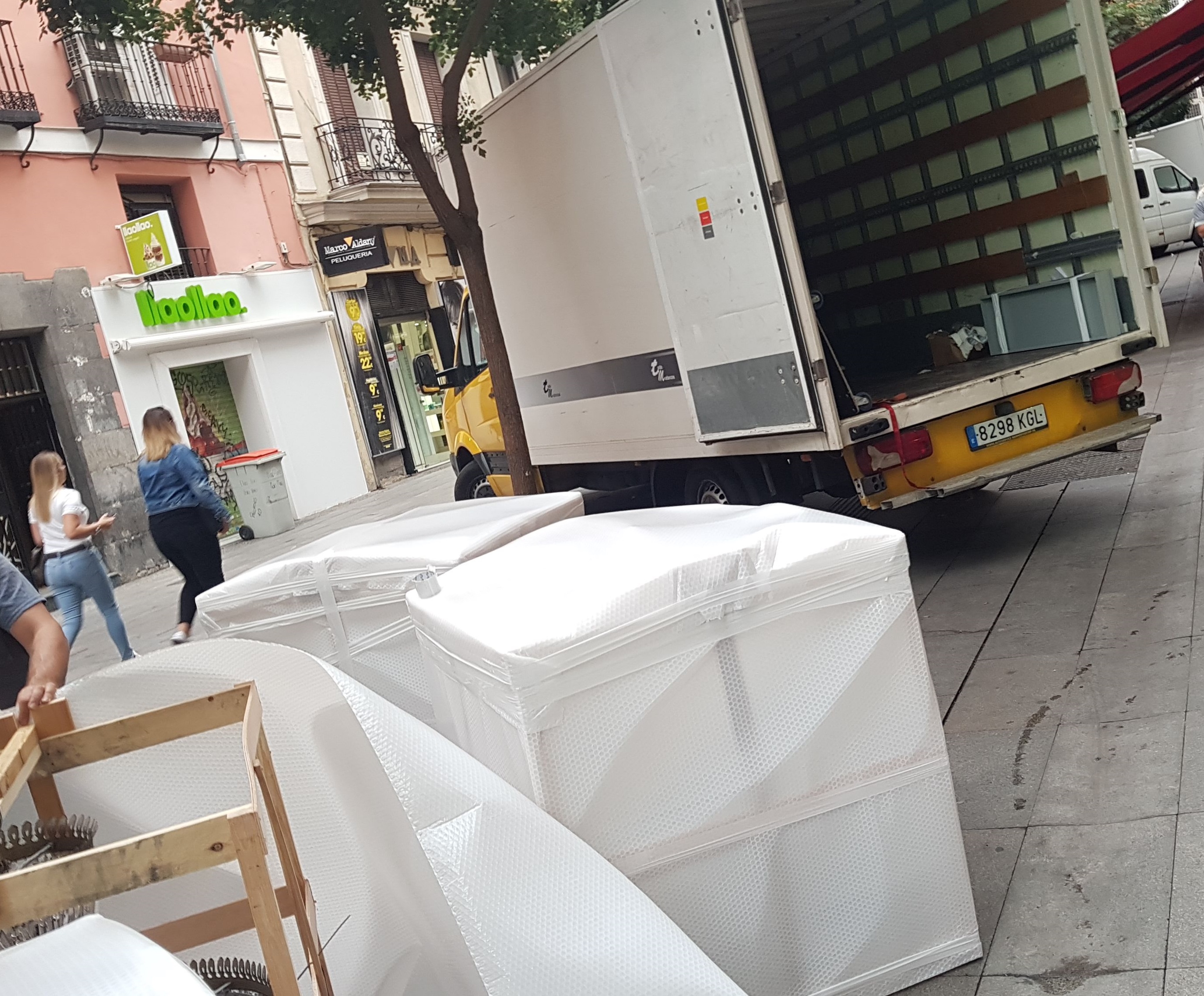 Embalaje y transporte lamparas