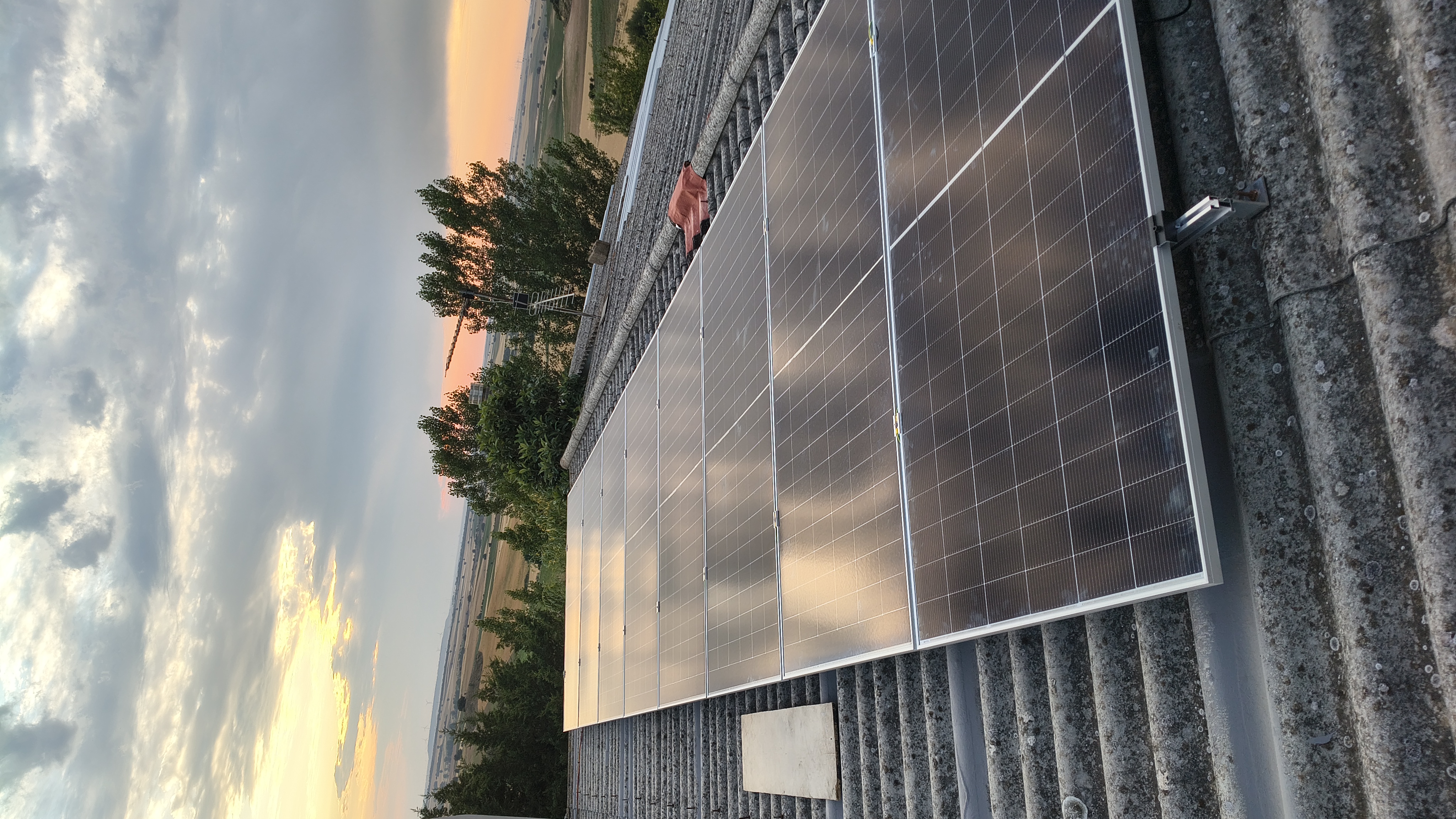 Instalação de painéis solares