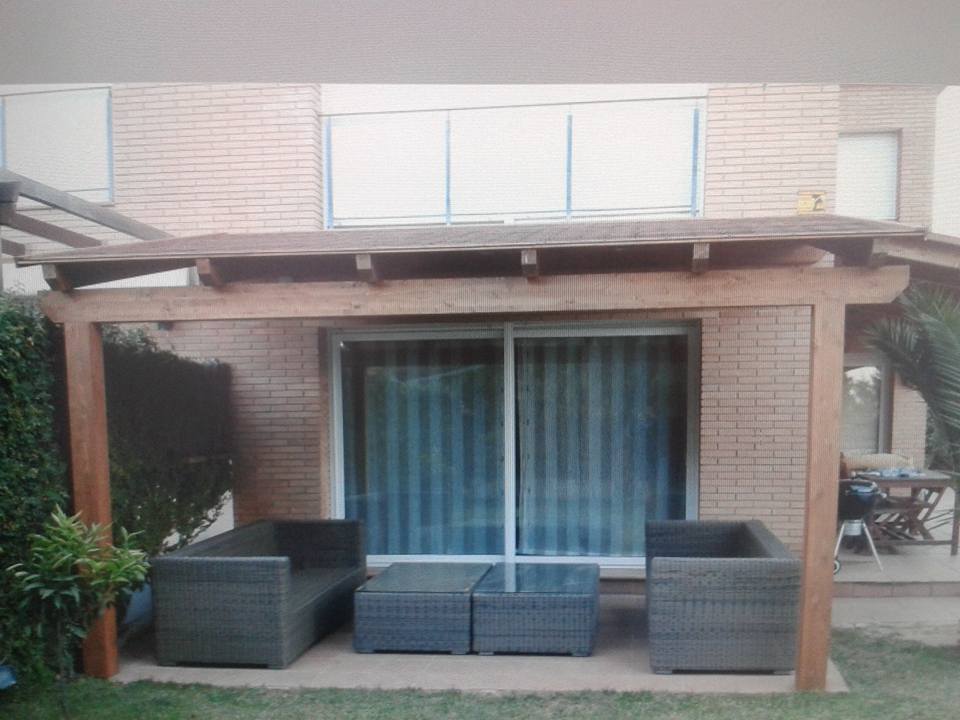Pergolas adosadas