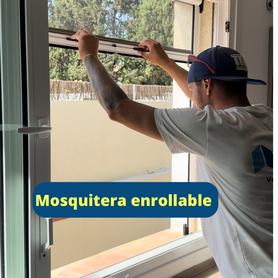 Mosquetera enrollable