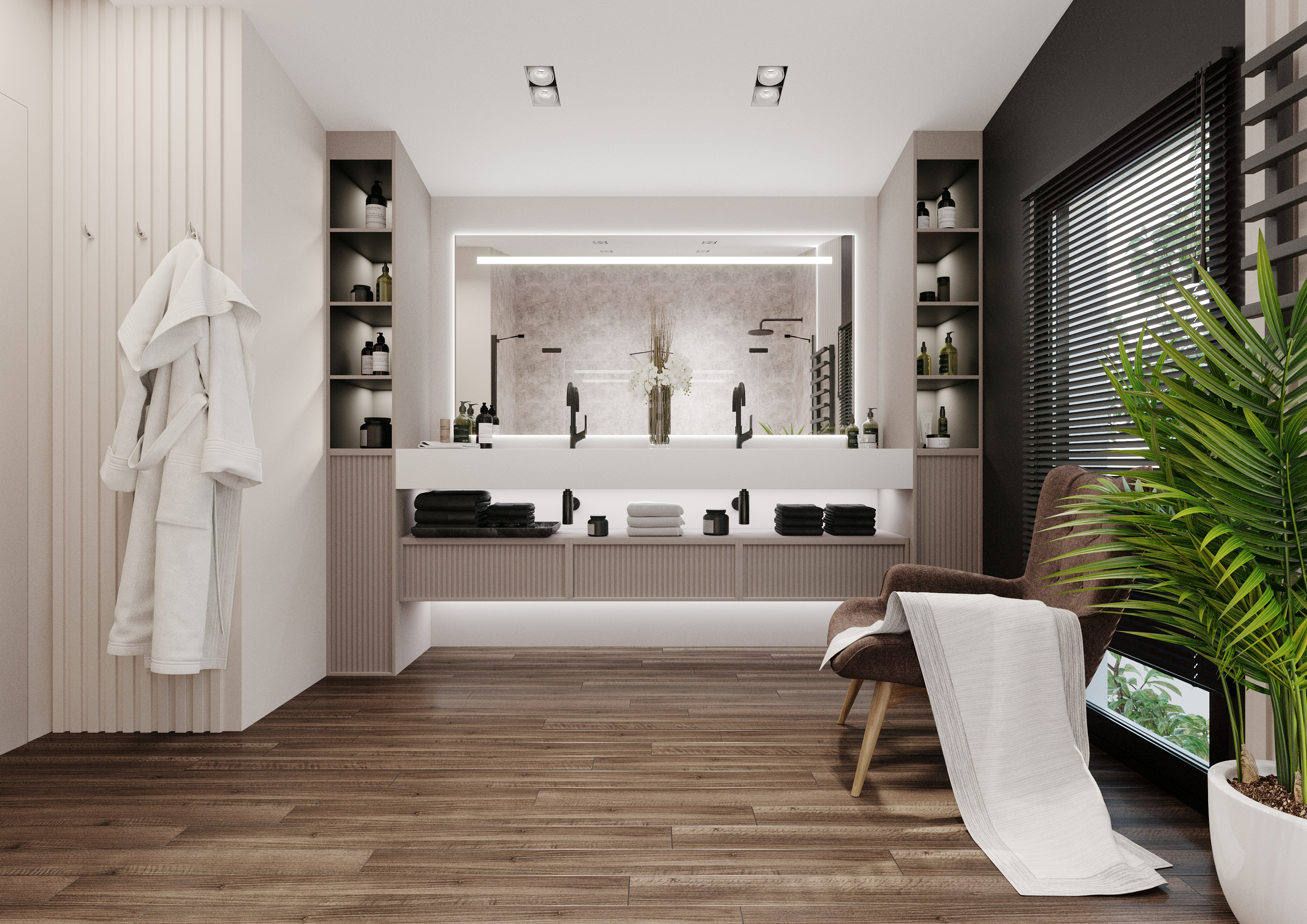 Diseño 3D baño principal