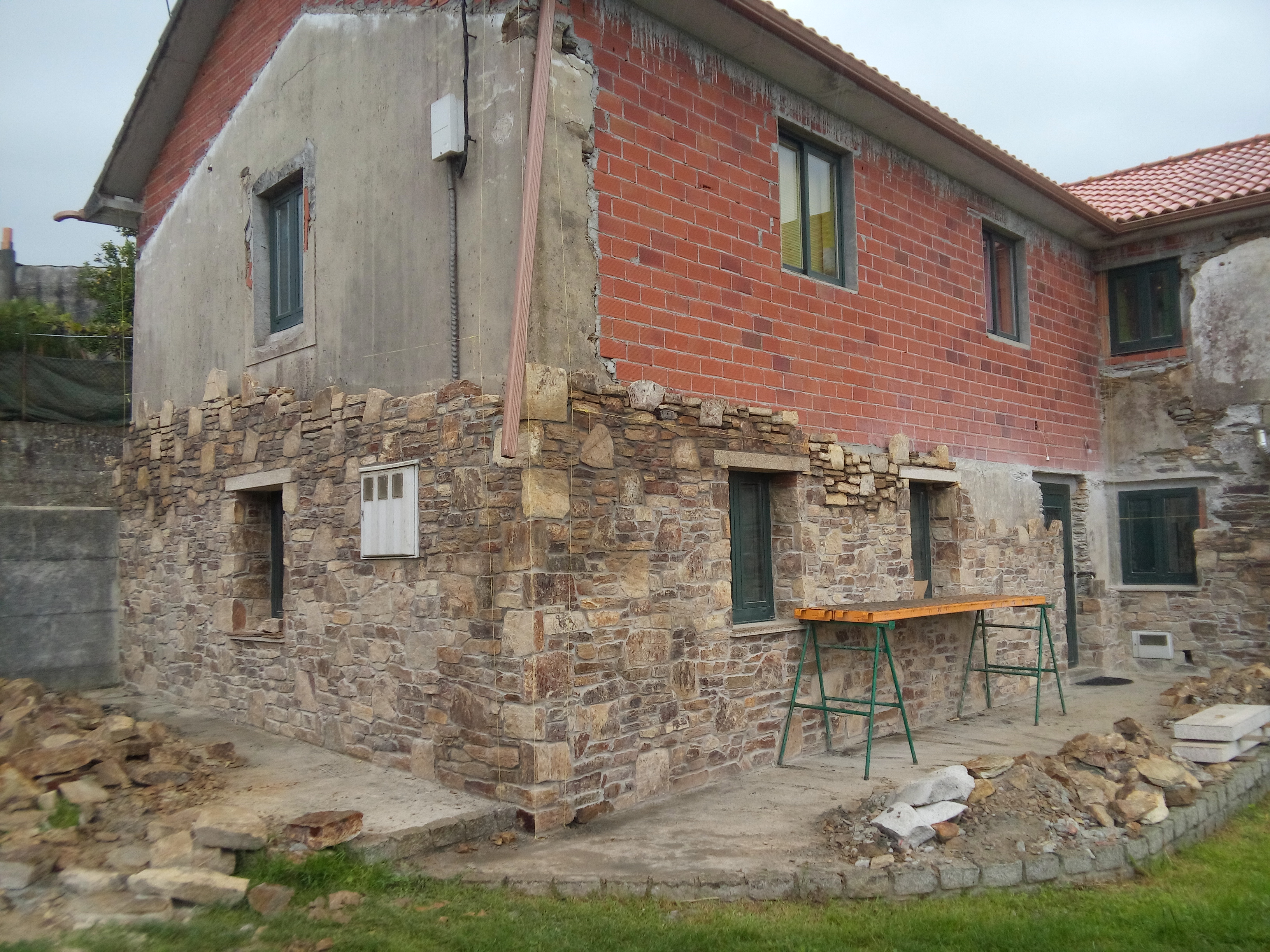 Fachada en piedra