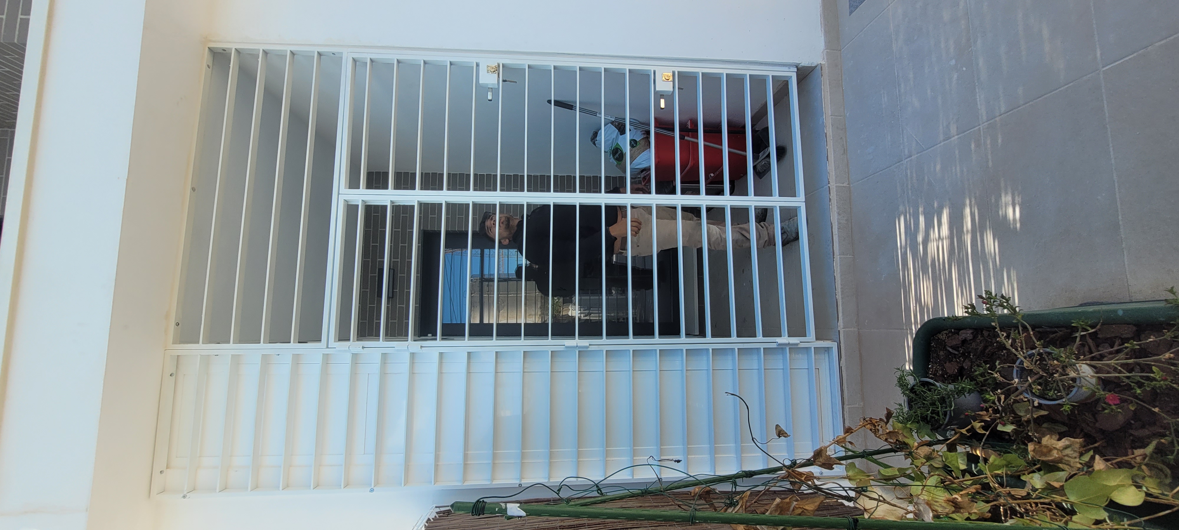 Rejas abatibles de patios